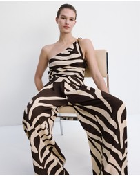 M.N.G - Flowy Printed Trousers