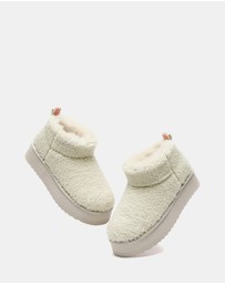 EVERAU - EverAU Ugg Ultra Platform Teddycozy Faux Fur Upper UGG Boots