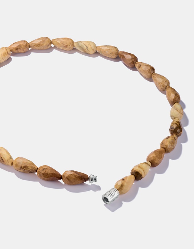 THOMAS SABO - THOMAS SABO Elyndra Necklace with Yellow Jasper Beads