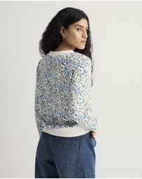 Seasalt - Seasalt Cornwall Blue Bright Wave Sweatshirt
