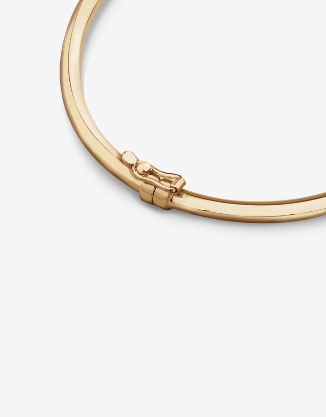 Michael Hill - 60mm Hollow Tube Bangle in 10kt Yellow Gold