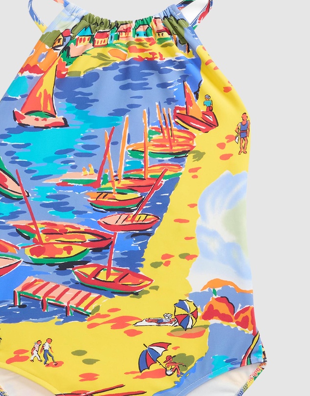 Polo Ralph Lauren - Riviera Print One Piece Swimsuit - ICONIC EXCLUSIVE - Kids-Teens