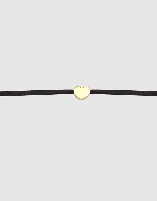 Elli Jewelry - Satin Heart Choker Necklace