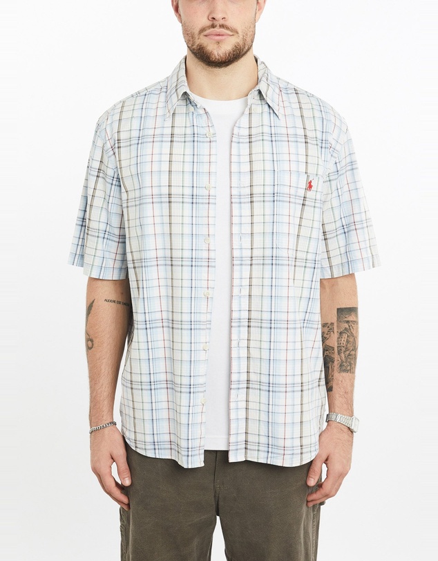 Vintage by The Real Deal - Pre Loved - Vintage 90s Polo Ralph Lauren Short Sleeve Button Up Shirt