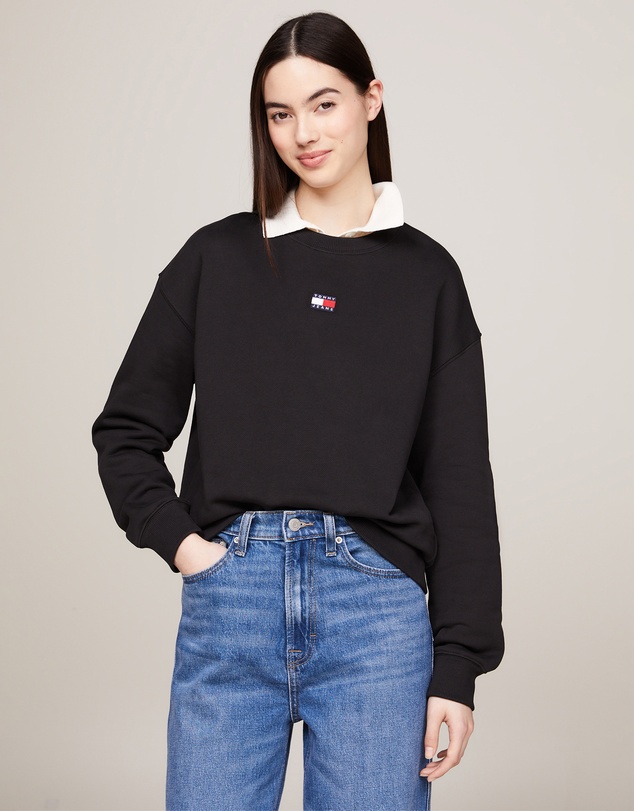 Tommy Jeans - Boxy Badge Crewneck Sweater