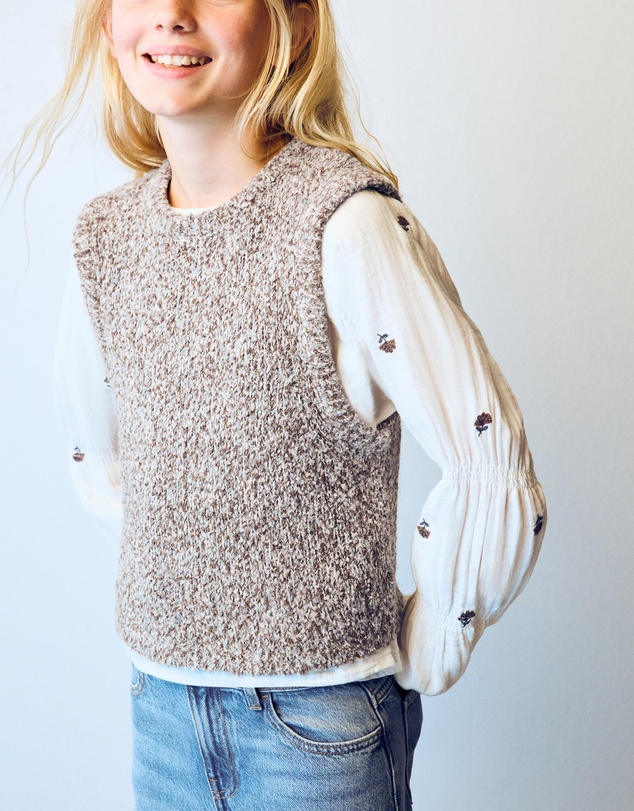 M.N.G - Lucie Sweater Vest - Kids-Teens