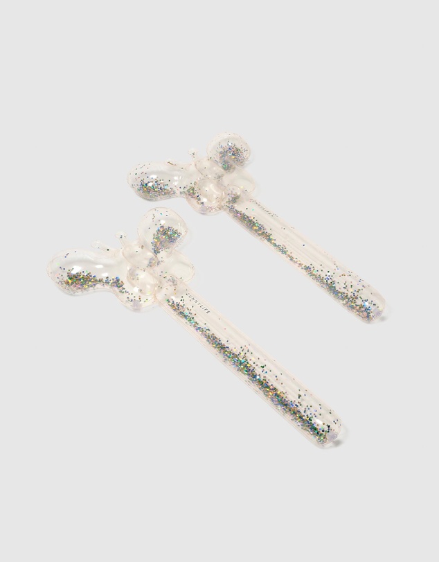 Sunnylife - 2-Pack Cotton Candy Inflatable Noodle Glitter - Kids