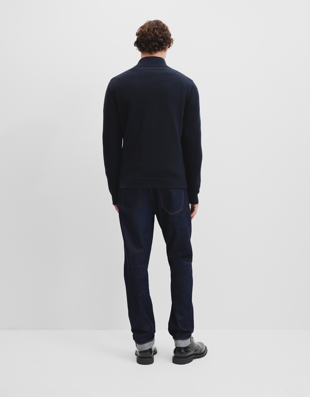 Country Road - Cotton Blend Knit Hybrid Jacket
