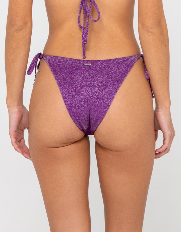Rusty - Shimmy Side Tie Midi Bikini Bottom
