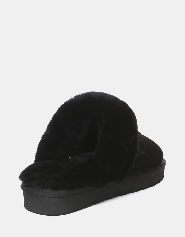 EVERAU - EverAU Ugg Muffin Slipper Suede Cow Suede Upper House Shoes