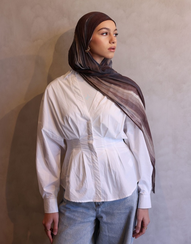 Mod Squad - Printed Rayon Hijab - Earth