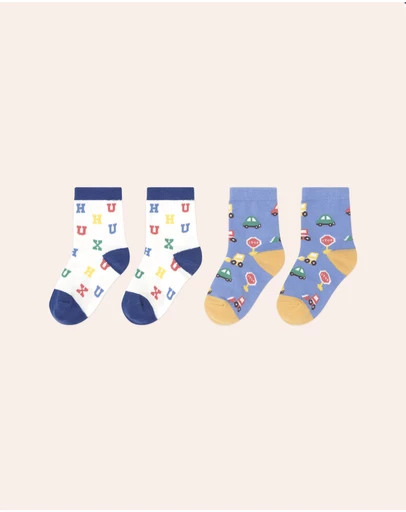 Huxbaby - 2-Pack Hux Socks - Babies-Kids