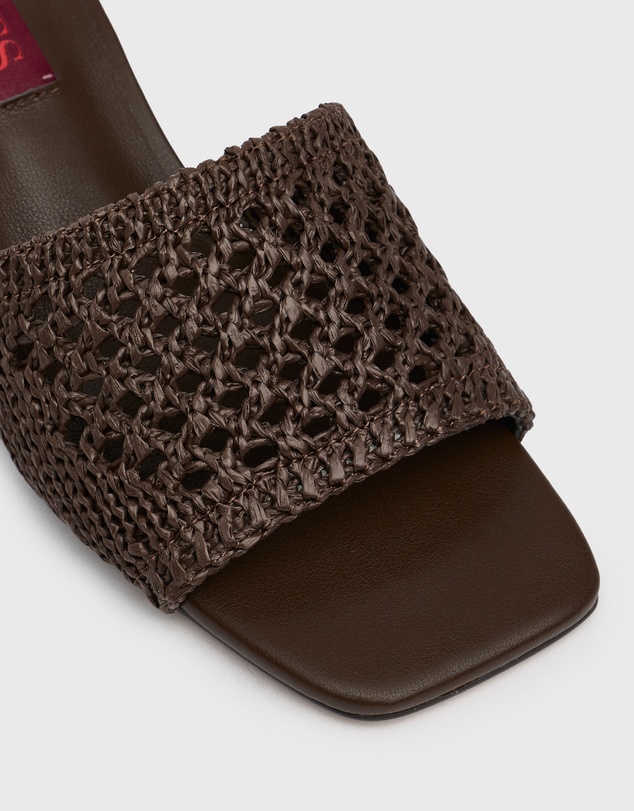 Betts - Holly Woven Block Heel Mules