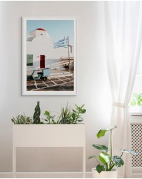 Amichi Co - Mykonos Postcard Fine Art Print