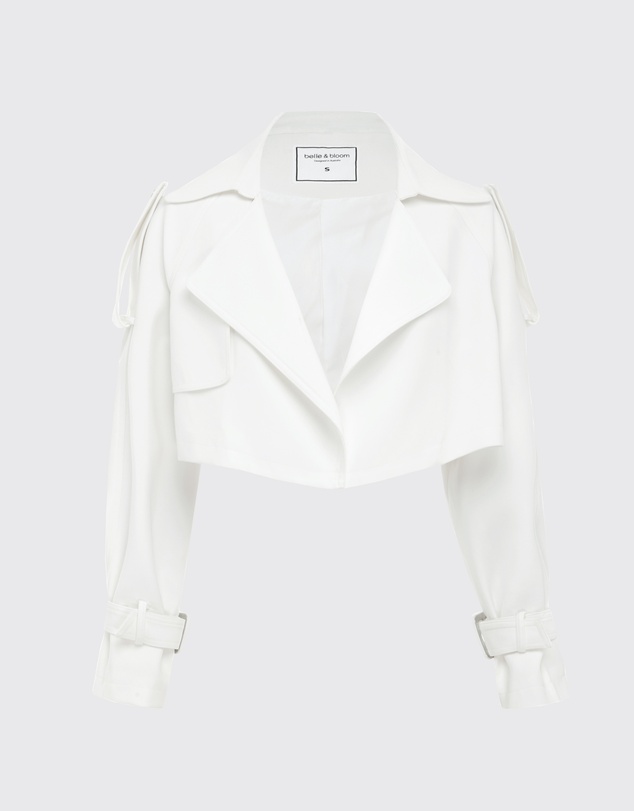 Belle & Bloom - Manhattan Cropped Trench