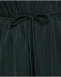 Petal & Pup - Hedda One Shoulder Jumpsuit - Emerald