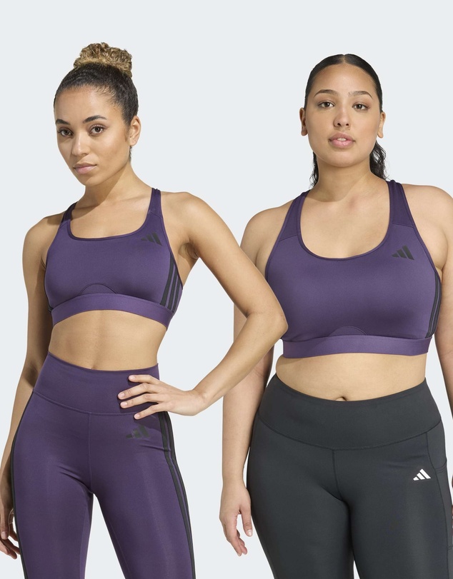 adidas Performance - PrimeLiftReact Train Medium Support 3-stripes Bra Womens