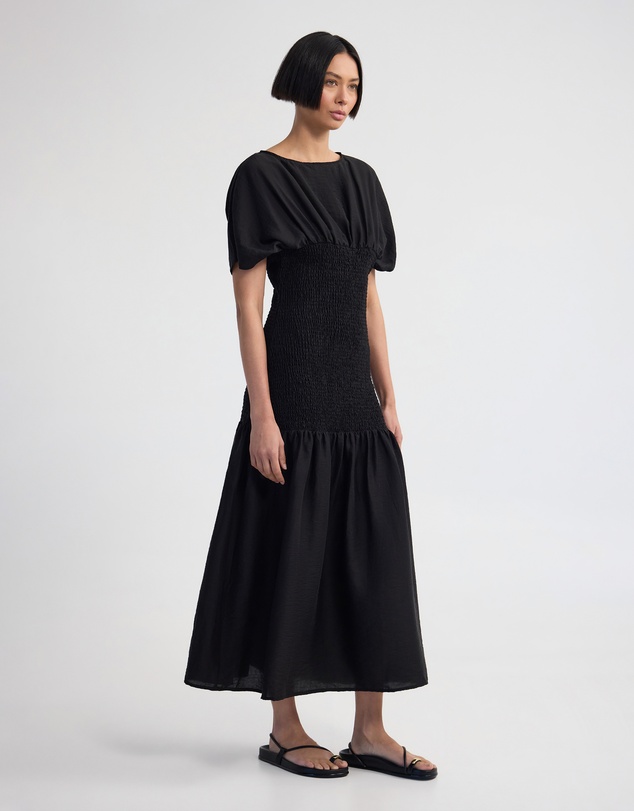 Oxford - Kit Shirred Dress