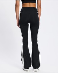 adidas Performance - Optime Essentials Workout 3-Stripes Flared Leggings