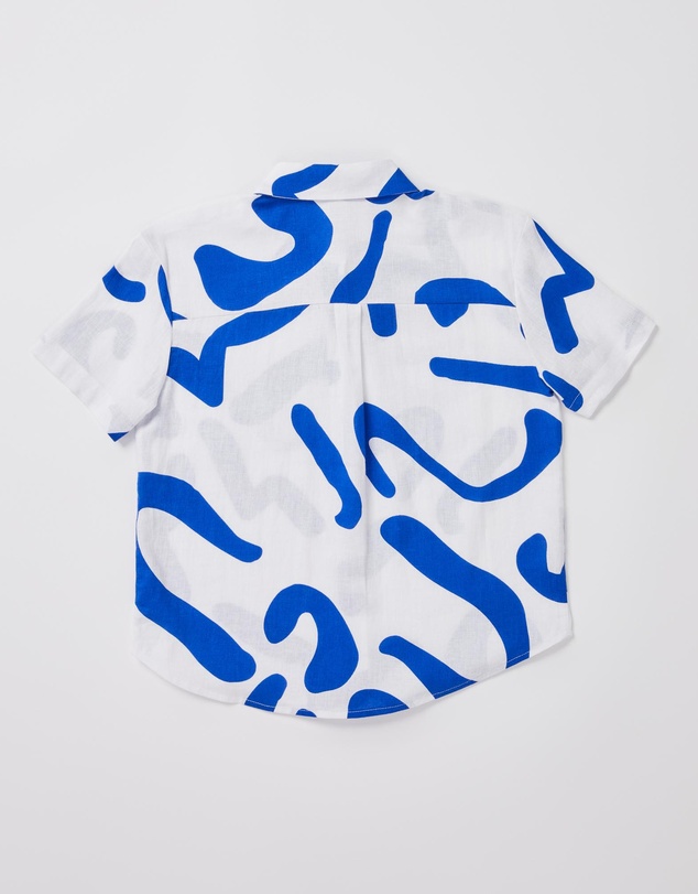 Subtitled - Teen Girls Charlie Swirl Short Sleeve Shirt