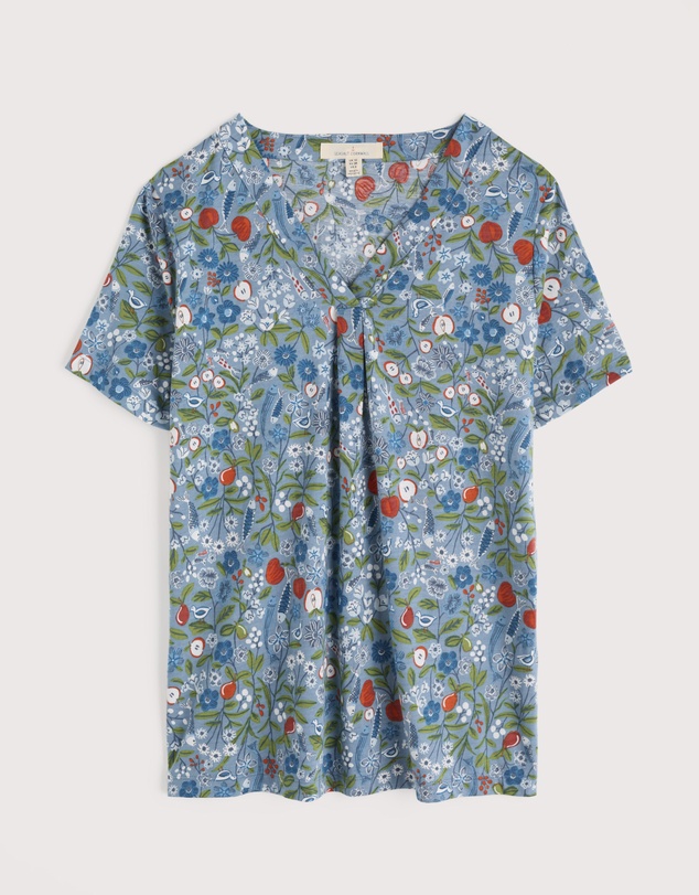 Seasalt - Seasalt Cornwall Blue Barnoon Top