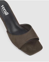 Verali - Alyssa Kitten Heel Mules