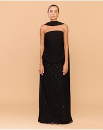CATHERINE FERRARO - Amethyst Beaded Skirt