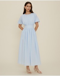The Fated - Gallery Waisted Midi Dress