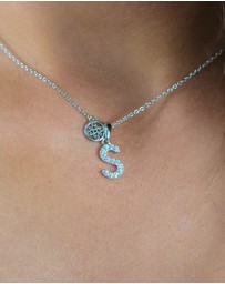 Georgini - Georgini Luxury Letters S Initial Pendant Silver