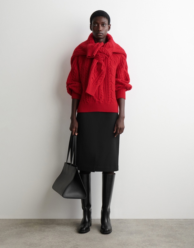 COS - Cable-Knit Wool-Cashmere Jumper