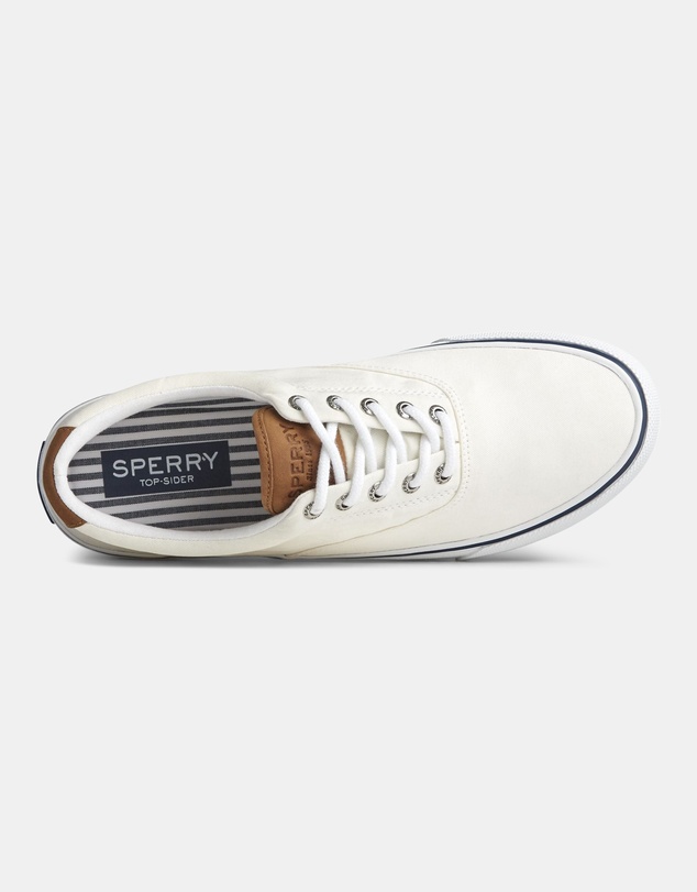 Sperry - Striper II Canvas Medium White- Men's