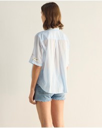 Auguste The Label - Viola Embroidered Blouse