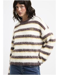 Insight - Aisha Brushed Stripe Crew Knit