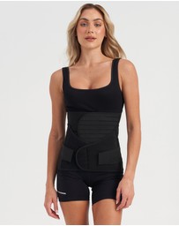 Core Trainer - Post Pregnancy Waist and Hip Band 2 Pack Black