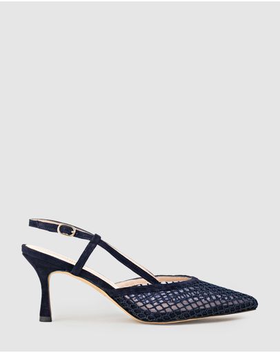 Navy Suede