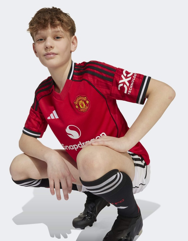 adidas Performance - Manchester United 25/26 Home Football Jersey Kids