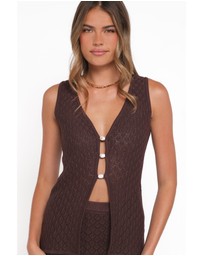Petal & Pup - Asplie Knit Top - Espresso