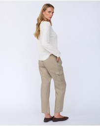 Amelius - Jordan Linen Tapered Pant