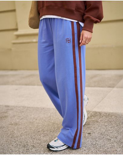 VINTAGE BLUE MIXED SIDE STRIPE