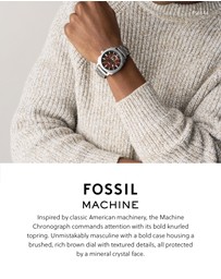 Fossil - Machine Silver Chronograph Watch