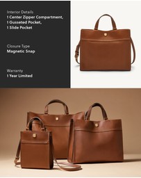 Fossil - Carmen Brown Tote