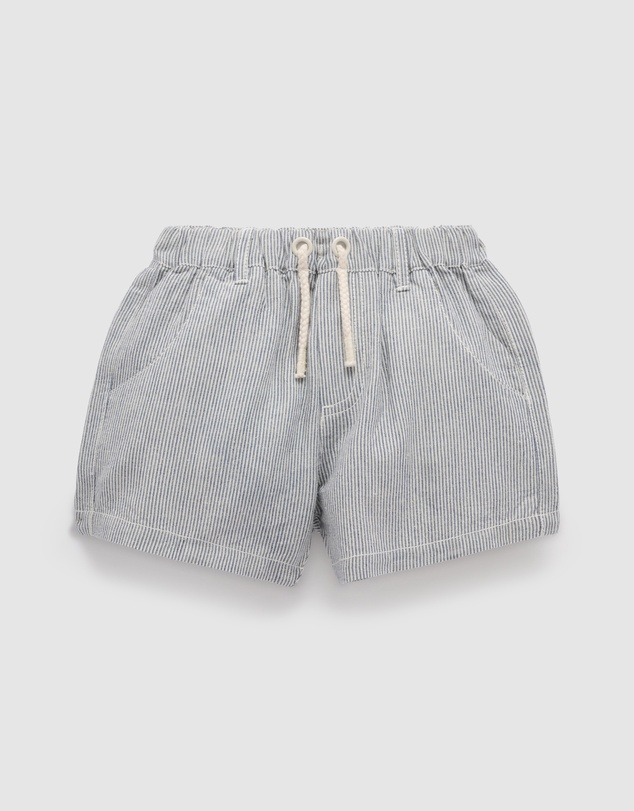 Purebaby - Linen Blend Short -Kids-Babies
