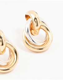 Lovisa - Mixed Metals Vintage Stud Earrings