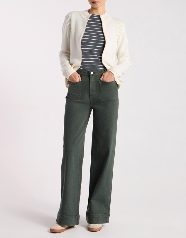 David Lawrence - Zip Thru Merino Cardi