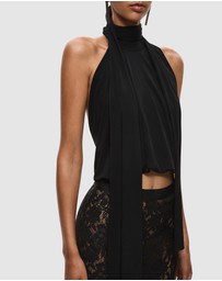 MISHA - The Sash Jersey Top