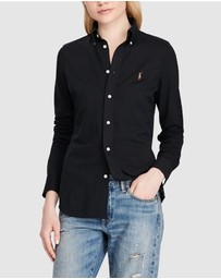 Polo Ralph Lauren - Knit Cotton Oxford Shirt - ICONIC EXCLUSIVE