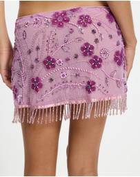 Jaded London - Flower Ellora Mini Skirt