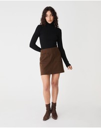 Forcast - Ginny Ribbed Turtleneck Knit