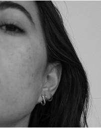 SAINT VALENTINE - Amsterdam Hoops - Silver