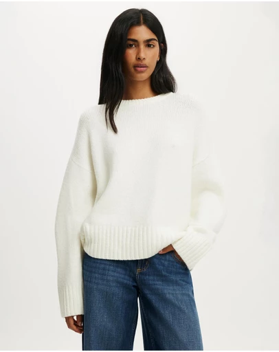 Cotton On - Luxe Crew Neck Sweater